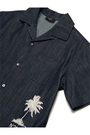 Palm-Tree-Print Shirt N°21 KIDS | N2102SN04080N01